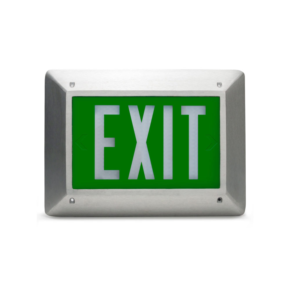 Vandal Proof, Self-Luminous Exit Sign that is designed for institutional and public use. The Isolite 2040-70.