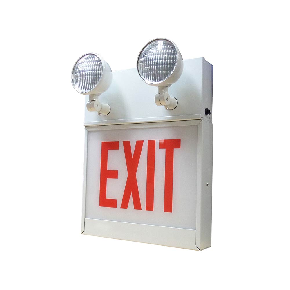 CLPC Chicago Approved LED Exit & Emergency Combo