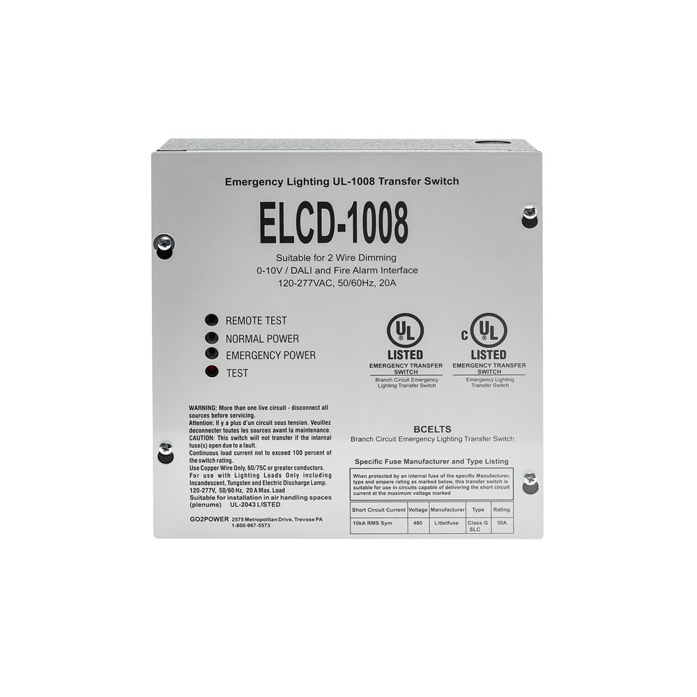 ELCD-1008 UL 1008 Transfer Switch
