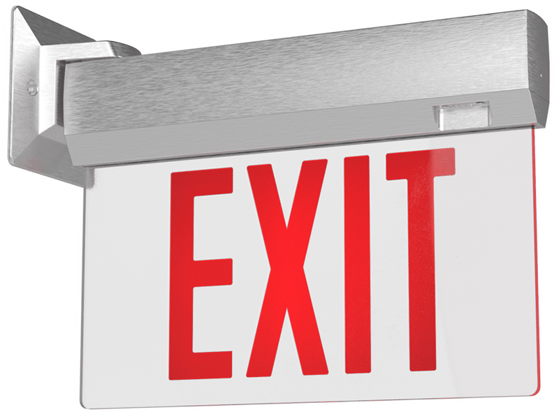 The ELT2-HERO Elite Edge-Lit Exit Sign is a maintenance-free LED Light source with a 25+ years life expectancy.