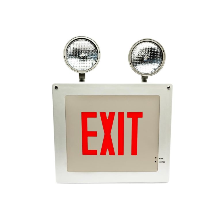Class 1 Div 2 Exit Sign and Emergency Light Combo with impact resistant polycarbonate lens. The Isolite HZC.