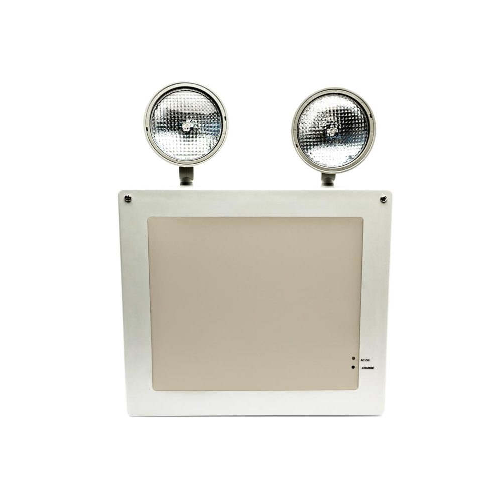 The HZL Class 1 Div 2 Emergency Light has two top-mounted lamps and will stand up to abuse in public areas and hazardous conditions.