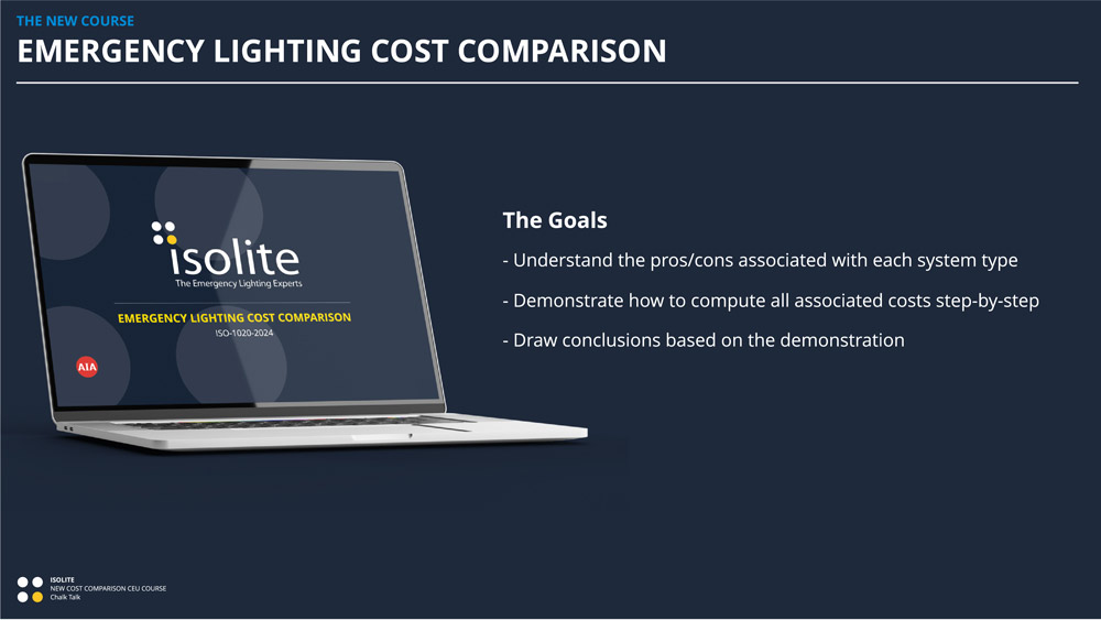 Isolite Chalk Talk February 2025 - New Cost Comparison CEU