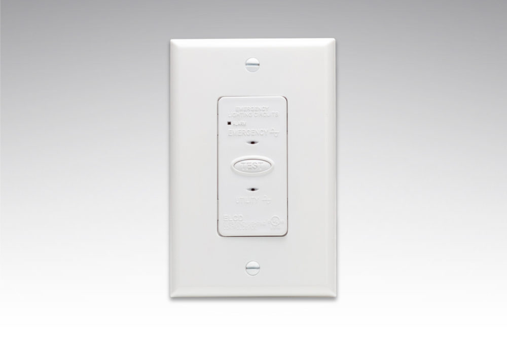The ELCD-924-TRANSFER-SWITCH utilizes standard light fixtures as emergency light sources.