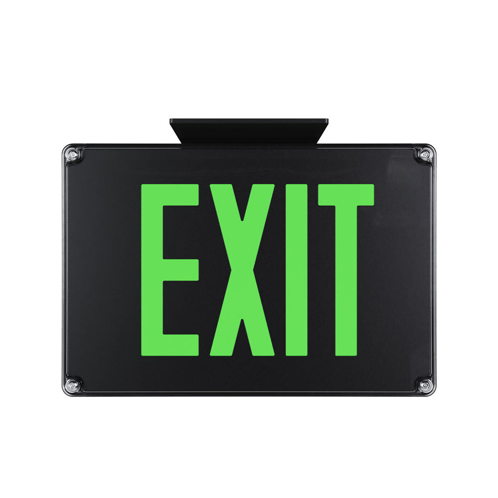 Wet Location Die-Cast Aluminum LED Exit Sign