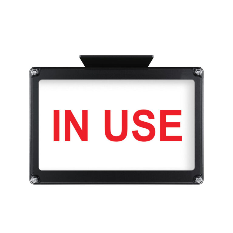 Wet Location Die-Cast Aluminum LED Exit Sign, Custom Graphics