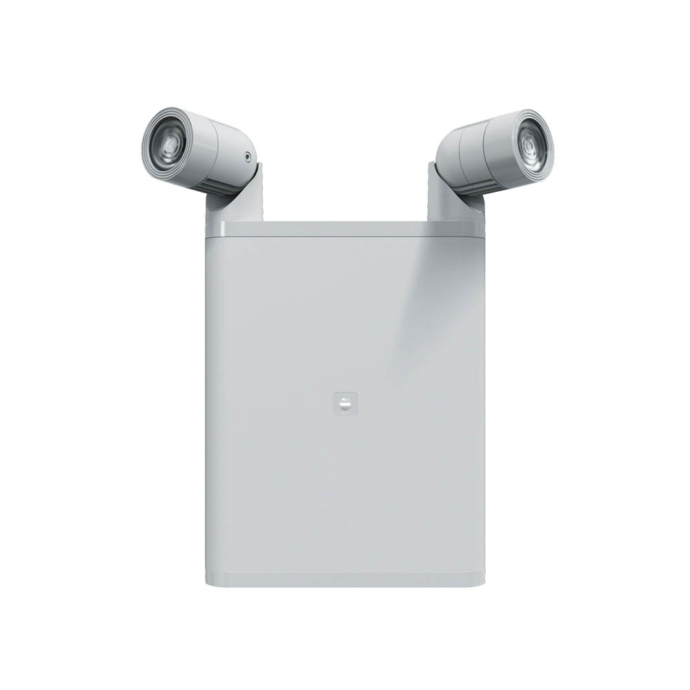 OLLO Industrial Emergency Light - White - Front View