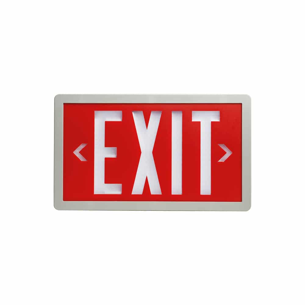Self-Luminous Exit Sign with an ABS plastic frame. The Isolite SLX60.