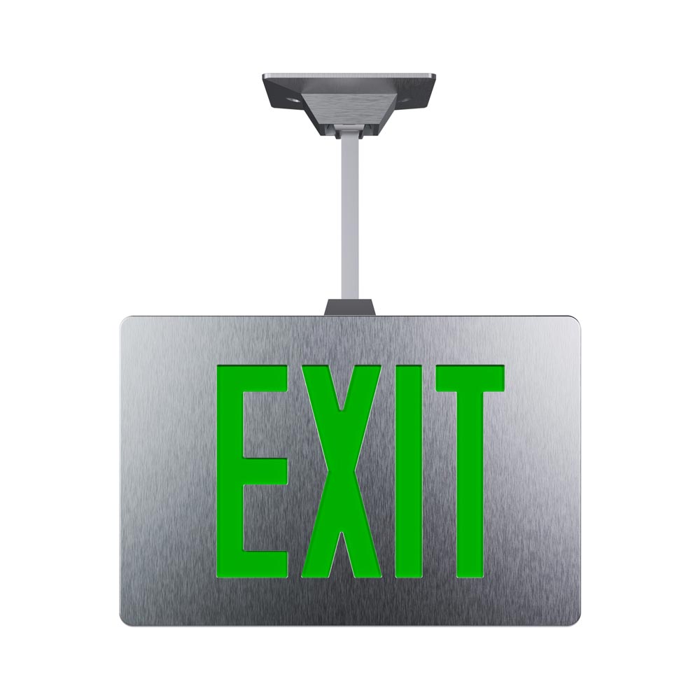 Thinline Die-Cast LED Exit Sign with super-bright illumination. The Isolite TL2.