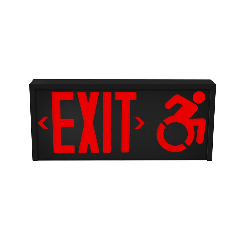 The LP-CTMA Steel Connecticut & Massachusetts Compliant LED Mobility Exit Sign provides current control and circuit protection.