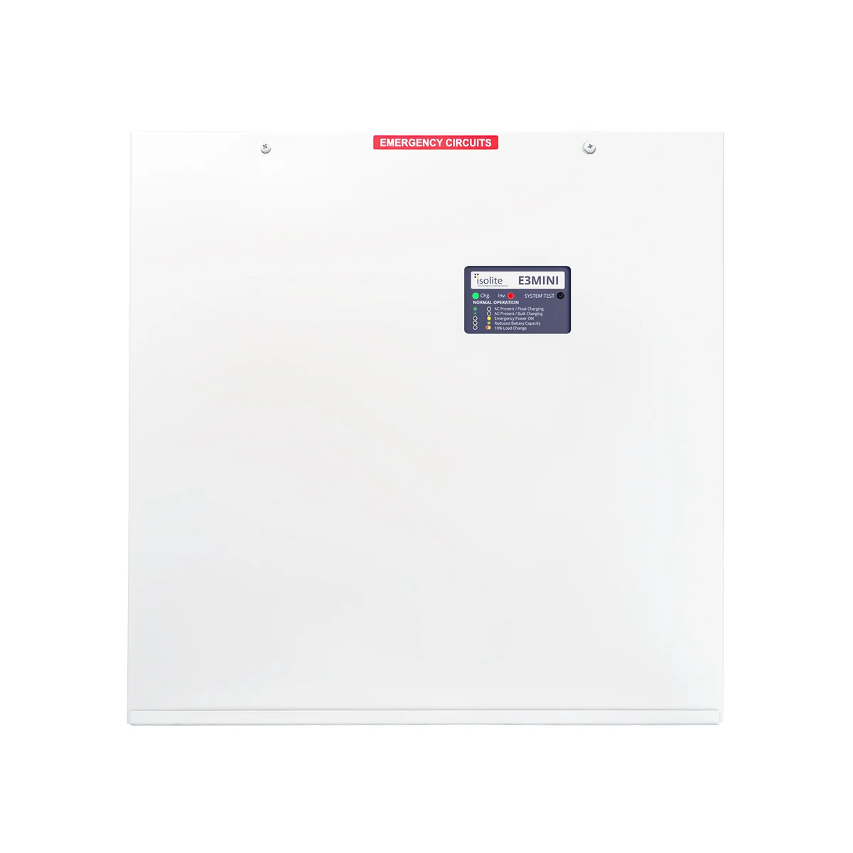 The E3MINI Pure Sine Wave Mini Inverter has a field-selectable 120 or 277 VAC input/output.