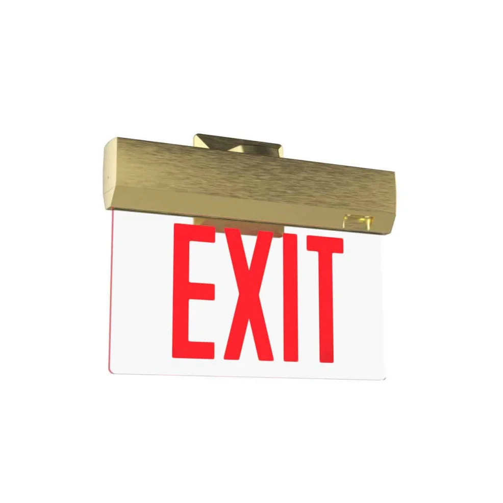 The ELT2 Elite Edge-Lit Exit Sign is a maintenance-free LED Light source with 25+ years life expectancy.