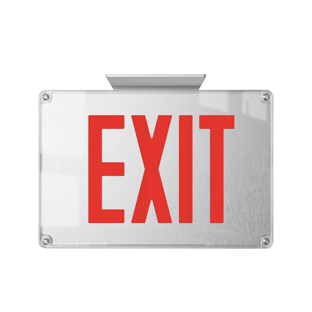Wet Location Die-Cast Aluminum LED Exit Sign
