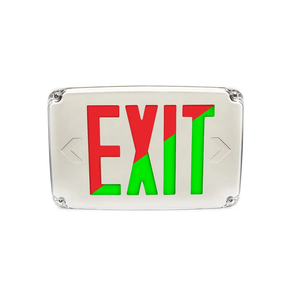 RLW Wet Location Thermoplastic LED Exit Sign